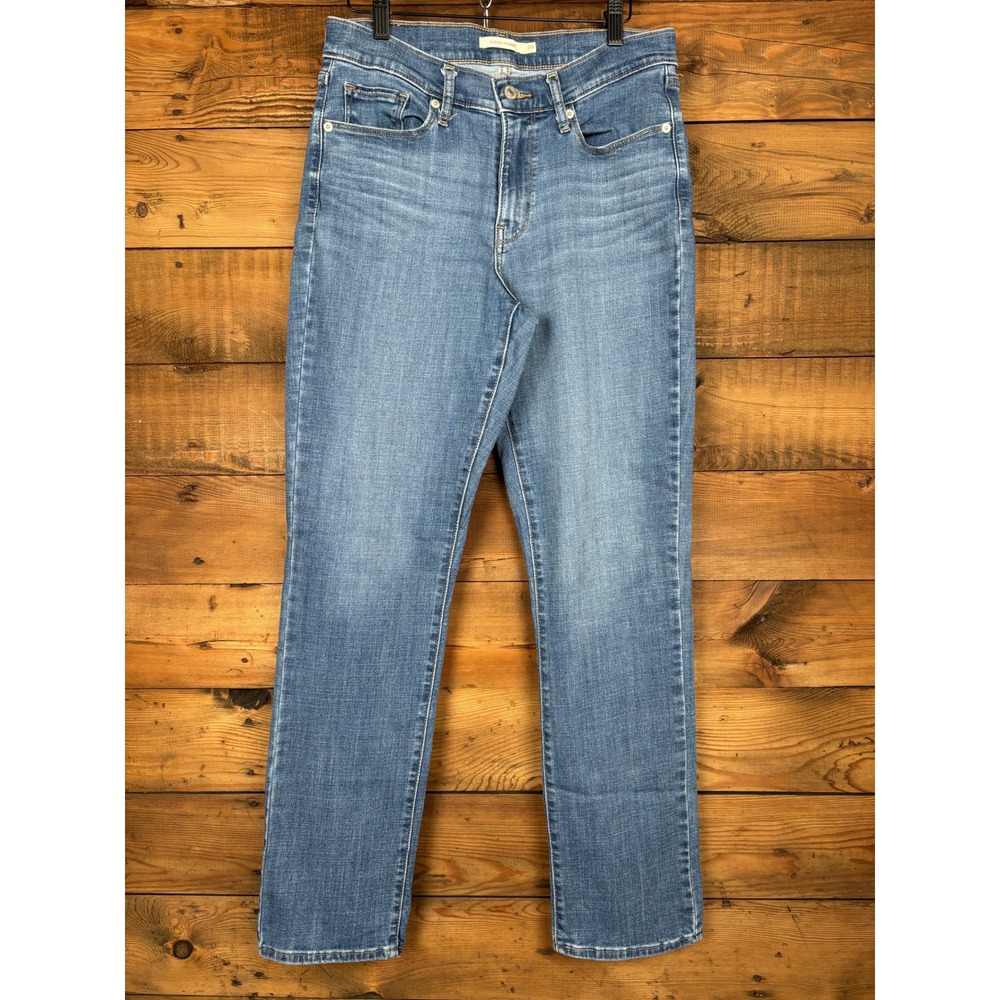 Levi's Classic Straight Jeans Womens 29x32 Mid Rise Medium Wash Denim